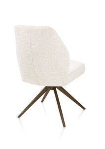 Draaibare eetkamerstoel BAYA - Crème XOO 55391-CRE