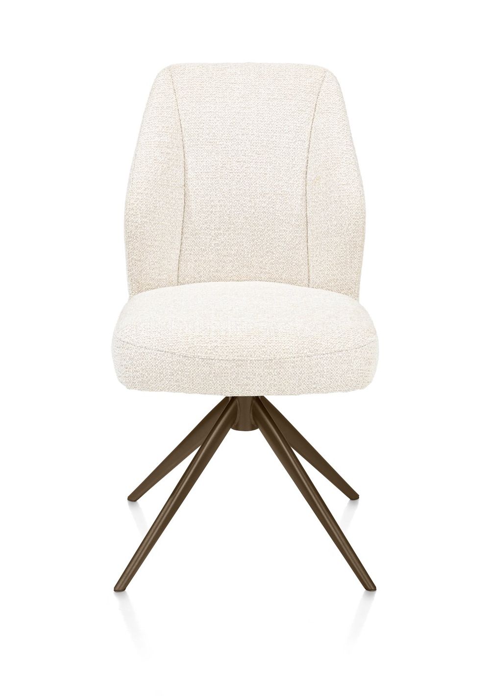Draaibare eetkamerstoel BAYA - Crème XOO 55391-CRE