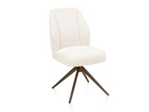 Draaibare eetkamerstoel BAYA - Crème XOO 55391-CRE