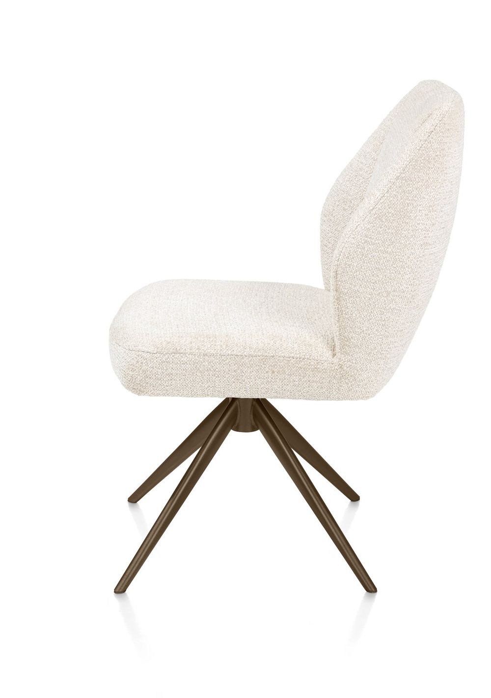 Draaibare eetkamerstoel BAYA - Crème XOO 55391-CRE