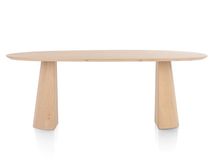 Eetkamertafel TRENTON - Naturel eikenfineer XOO 52290-NAT