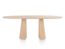 Eetkamertafel TRENTON - Naturel eikenfineer XOO 52290-NAT