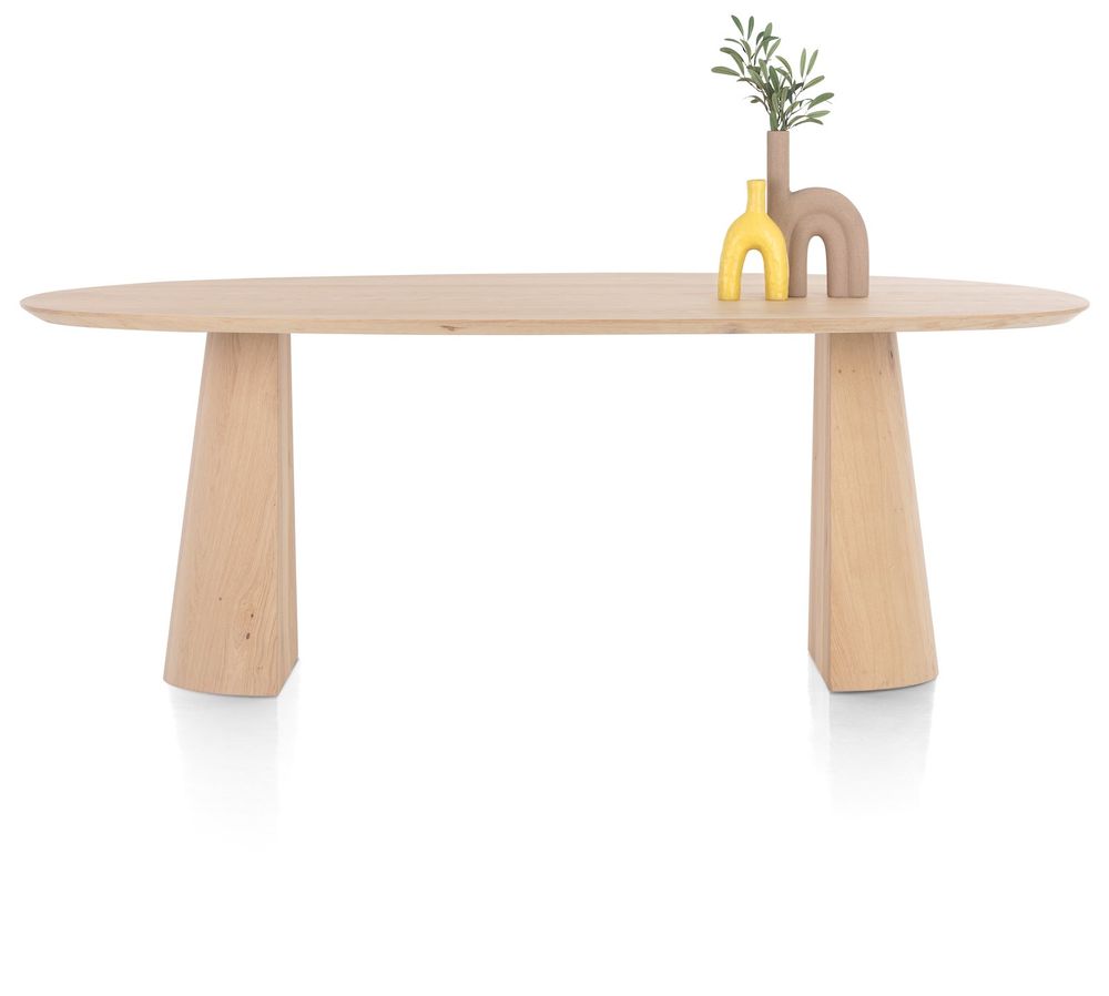 Eetkamertafel TRENTON - Naturel eikenfineer XOO 52290-NAT