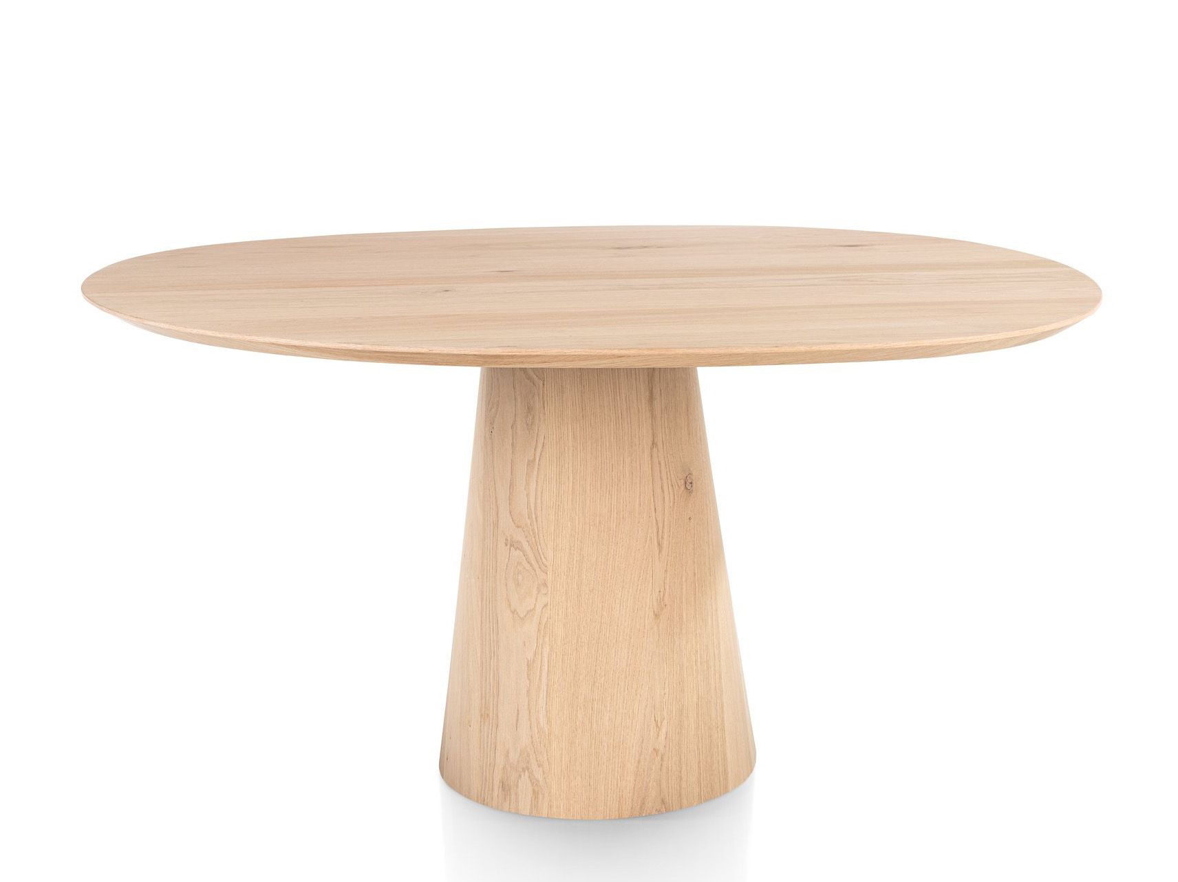 Eetkamertafel TRENTON - Donker eikenfineer