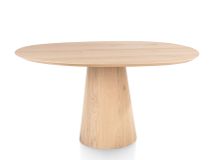 Eetkamertafel TRENTON - Donker eikenfineer XOO 59485-NAT