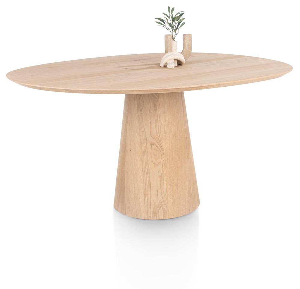 Eetkamertafel TRENTON - Donker eikenfineer XOO 59485-NAT