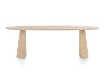Eetkamertafel TRENTON - Naturel eikenfineer XOO 52291-NAT