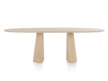 Eetkamertafel TRENTON - Naturel eikenfineer XOO 52291-NAT