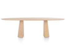 Eetkamertafel TRENTON - Naturel eikenfineer XOO 52292-NAT