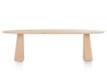 Eetkamertafel TRENTON - Naturel eikenfineer XOO 52292-NAT