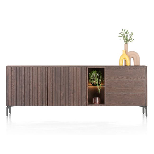 Dressoir TRENTON - Naturel eikenfineer