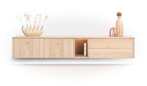 Tv-meubel TRENTON - Donker eikenfineer XOO 52280-NAT