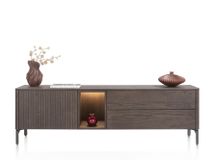 Tv-meubel TRENTON - Donker eikenfineer XOO 52282-CLA
