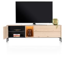 Tv-meubel TRENTON - Donker eikenfineer XOO 52282-NAT