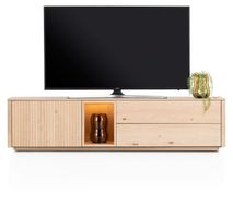 Tv-meubel TRENTON - Donker eikenfineer XOO 52282-NAT