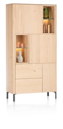 Bergkast TRENTON - Naturel eikenfineer XOO 52284-CLA