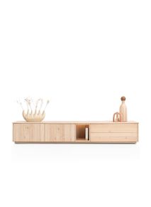 Tv-meubel TRENTON - Donker eikenfineer XOO 52293-NAT