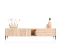 Tv-meubel TRENTON - Donker eikenfineer XOO 52293-NAT