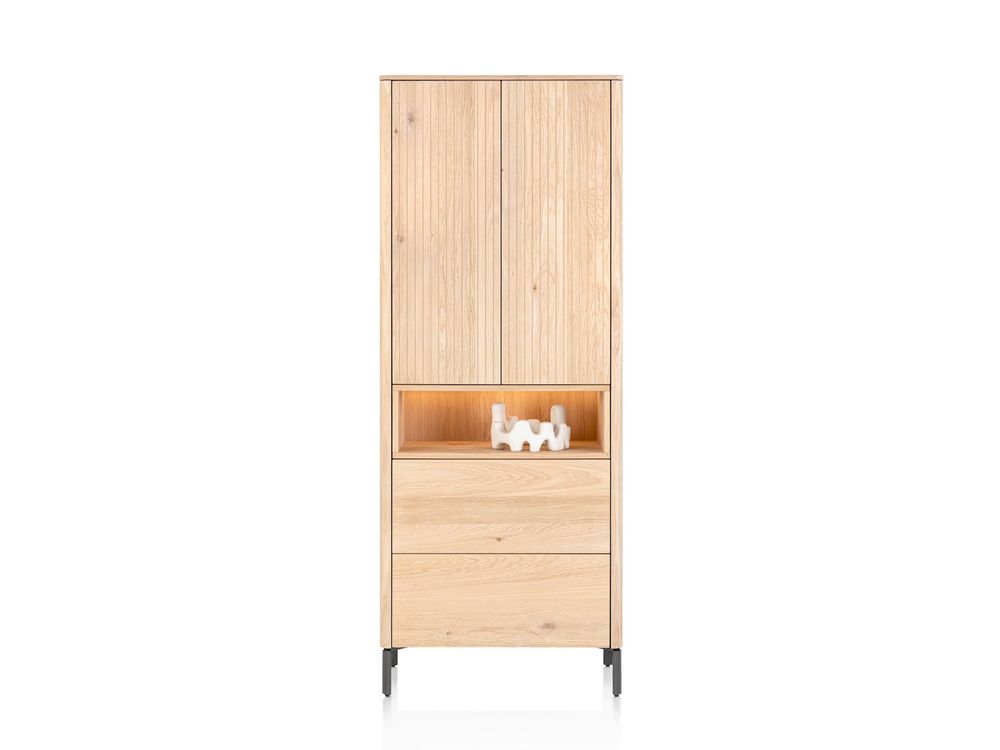 Bergkast TRENTON - Naturel eikenfineer XOO 52294-NAT