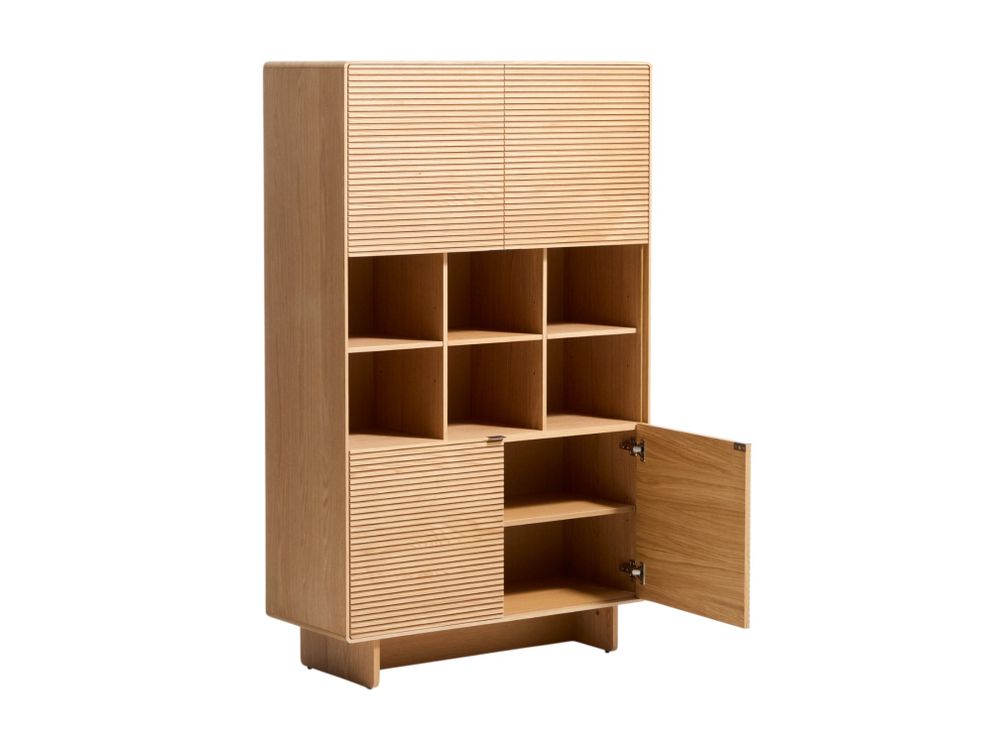 Wandkast NORLEN - Naturel eikenfineer KAV M00293MO10