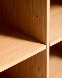 Wandkast NORLEN - Naturel eikenfineer KAV M00293MO10