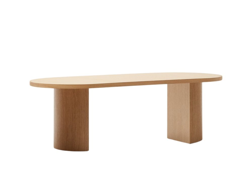 Eetkamertafel NEALY - Walnootfineer KAV T0100060MM40
