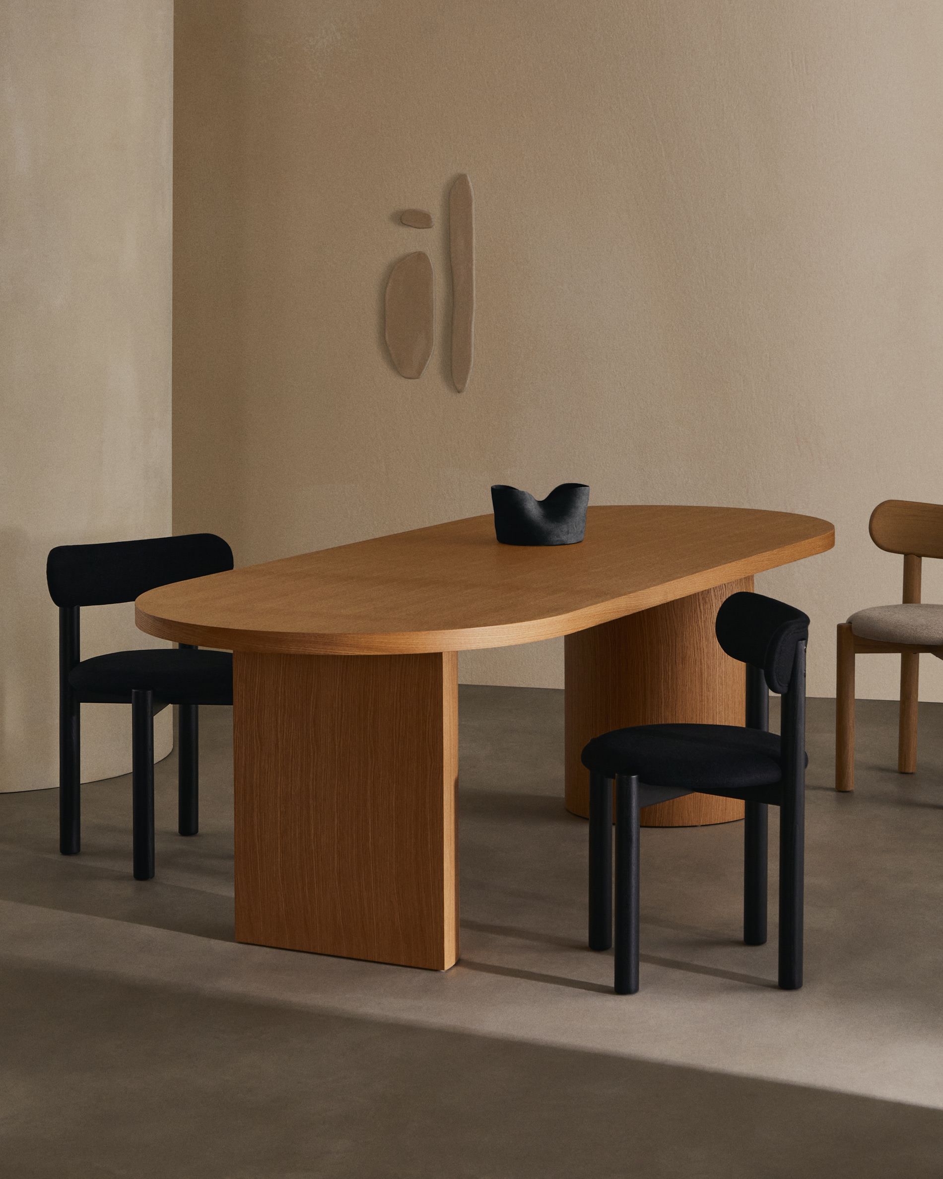 Eetkamertafel NEALY - Walnootfineer