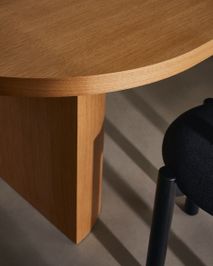Eetkamertafel NEALY - Walnootfineer KAV T0100060MM40