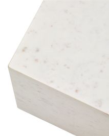 Bijzettafel SOREIN - Wit marmer KAV T00296PM05