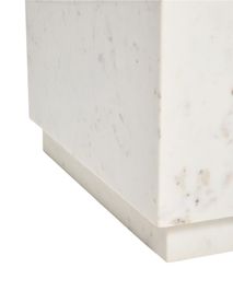 Bijzettafel SOREIN - Wit marmer KAV T00296PM05