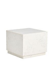 Bijzettafel SOREIN - Wit marmer KAV T00296PM05