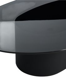 Salontafel OLIR - Zwart glas KAV T00231CR01