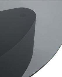 Salontafel OLIR - Zwart glas KAV T00231CR01