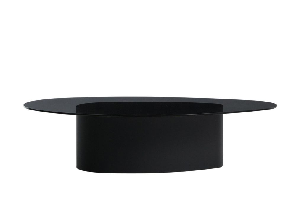 Salontafel OLIR - Zwart glas KAV T00231CR01