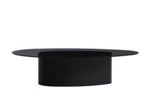 Salontafel OLIR - Zwart glas KAV T00231CR01