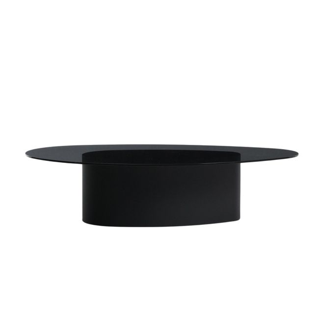 Salontafel OLIR - Zwart glas