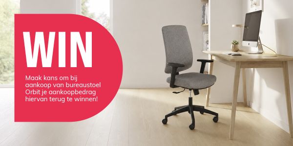 Promotieafbeelding Winactie bureaustoel Orbit!