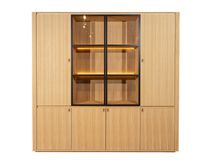 Vitrinekast EVORA - Eikfineer CRE-3-001-NAT