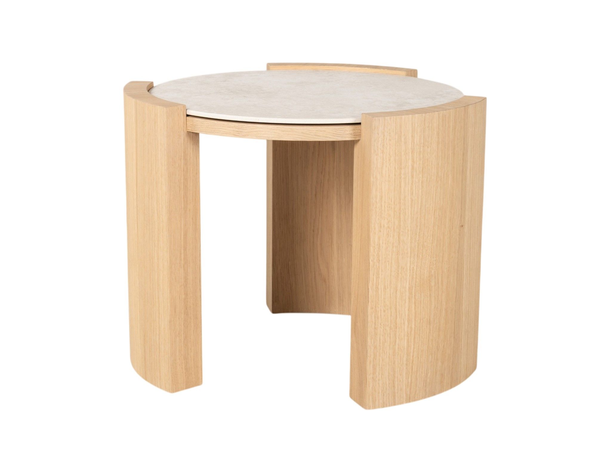 Salontafel HANA - Natural eikenfineer / Keramiek CRE-4-TZ3