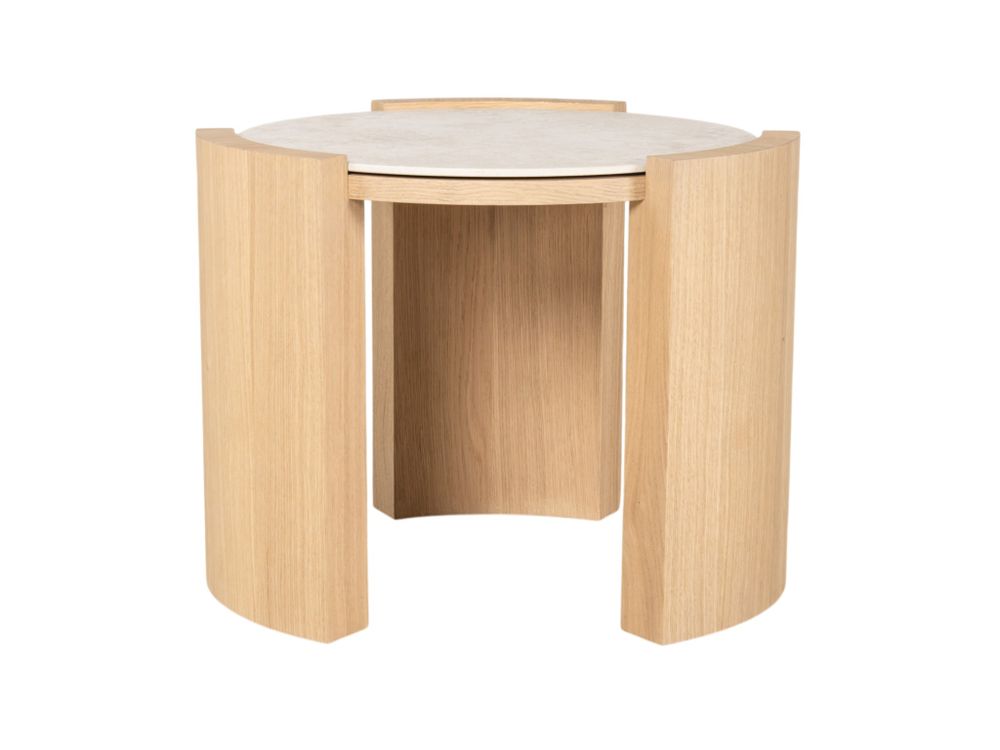Salontafel HANA - Natural eikenfineer / Keramiek CRE-4-TZ3
