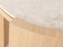 Salontafel HANA - Natural eikenfineer / Keramiek CRE-4-TZ3