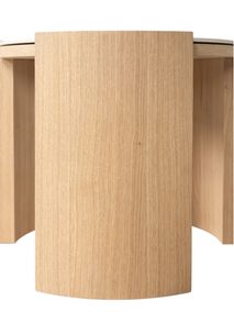 Salontafel HANA - Natural eikenfineer / Keramiek CRE-4-TZ3