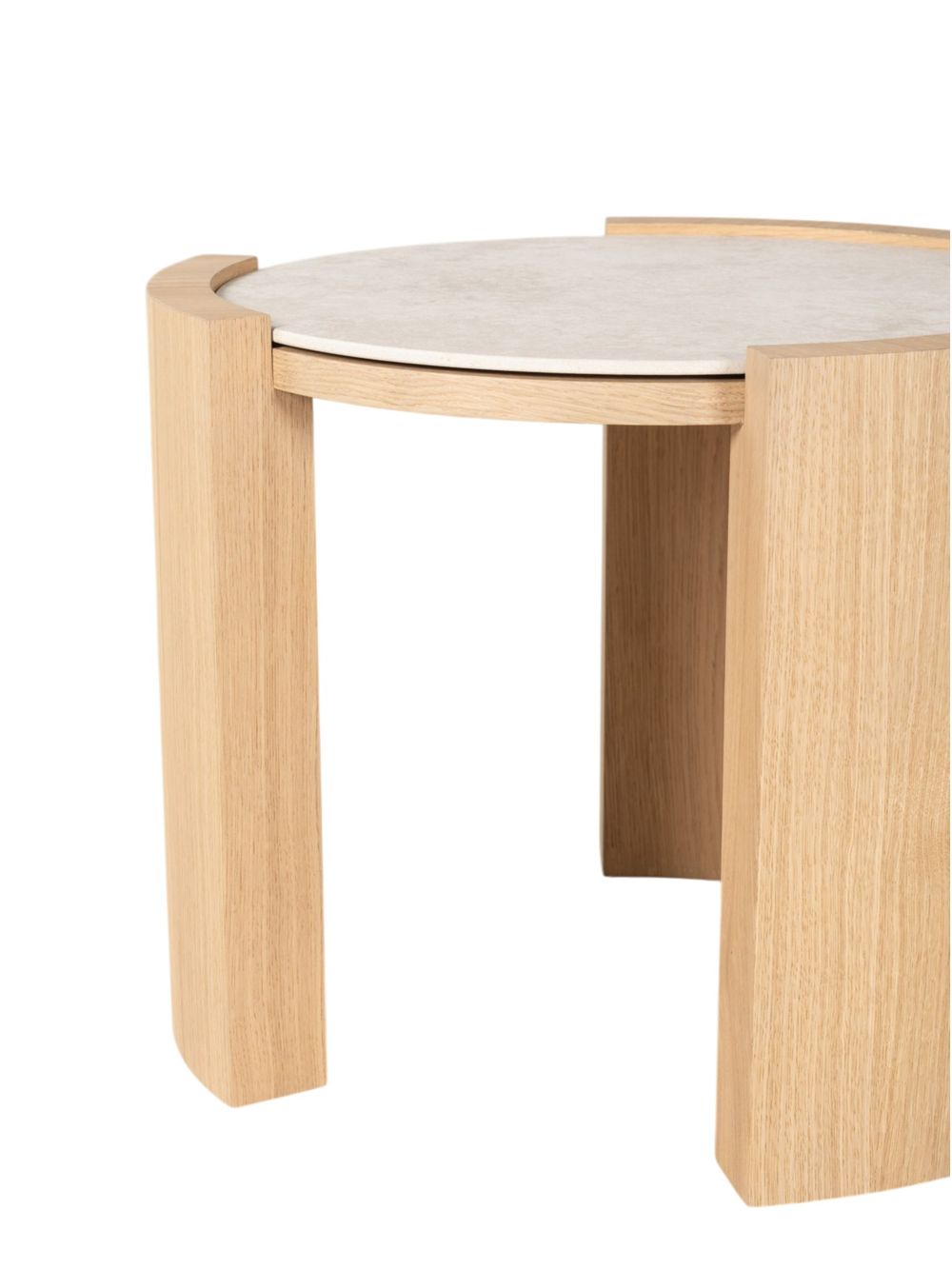 Salontafel HANA - Natural eikenfineer / Keramiek CRE-4-TZ3
