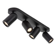 Plafondspot 4x PUNCH - zwart LCD139580430