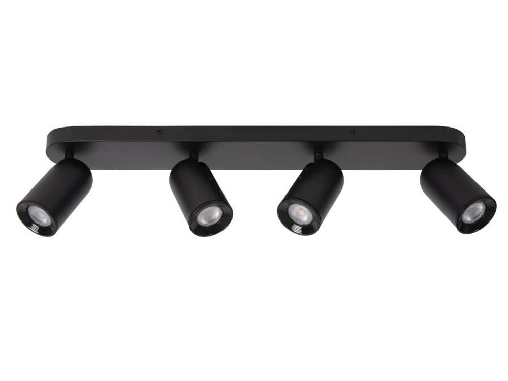 Plafondspot 4x PUNCH - zwart LCD139580430