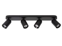 Plafondspot 4x PUNCH - zwart LCD139580430