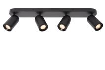 Plafondspot 4x PUNCH - zwart LCD139580430