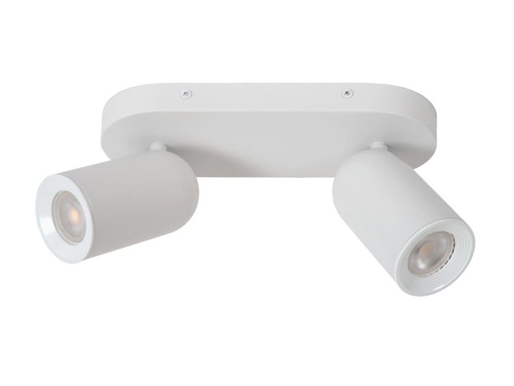 Plafondspot 2x PUNCH - Wit LCD139580231