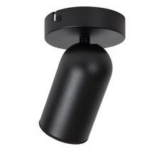 Plafondspot 1x PUNCH - Zwart LCD139580130
