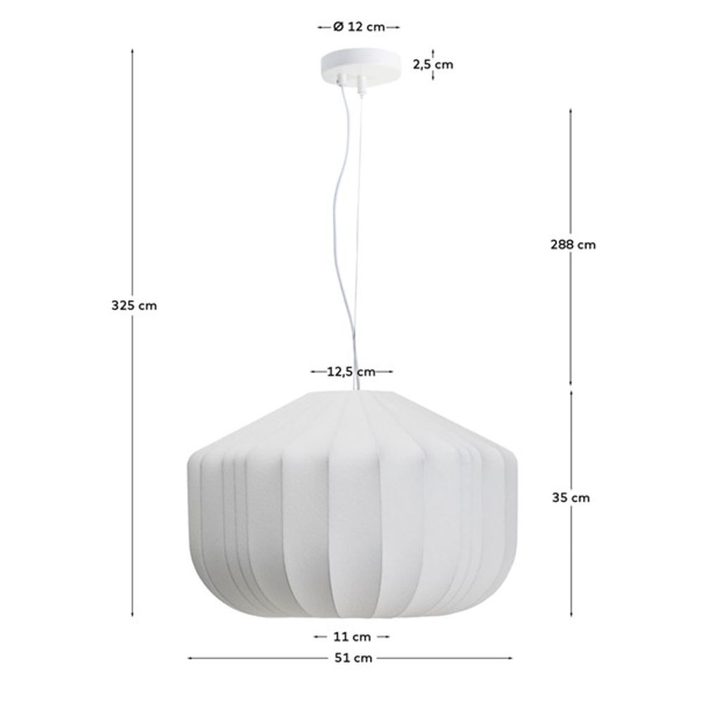 Hanglamp SOMAR - Wit KAV L00147FA05